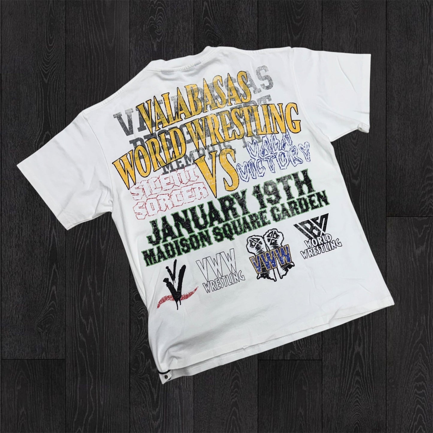 Valabasas - WWE Tee - white 26007