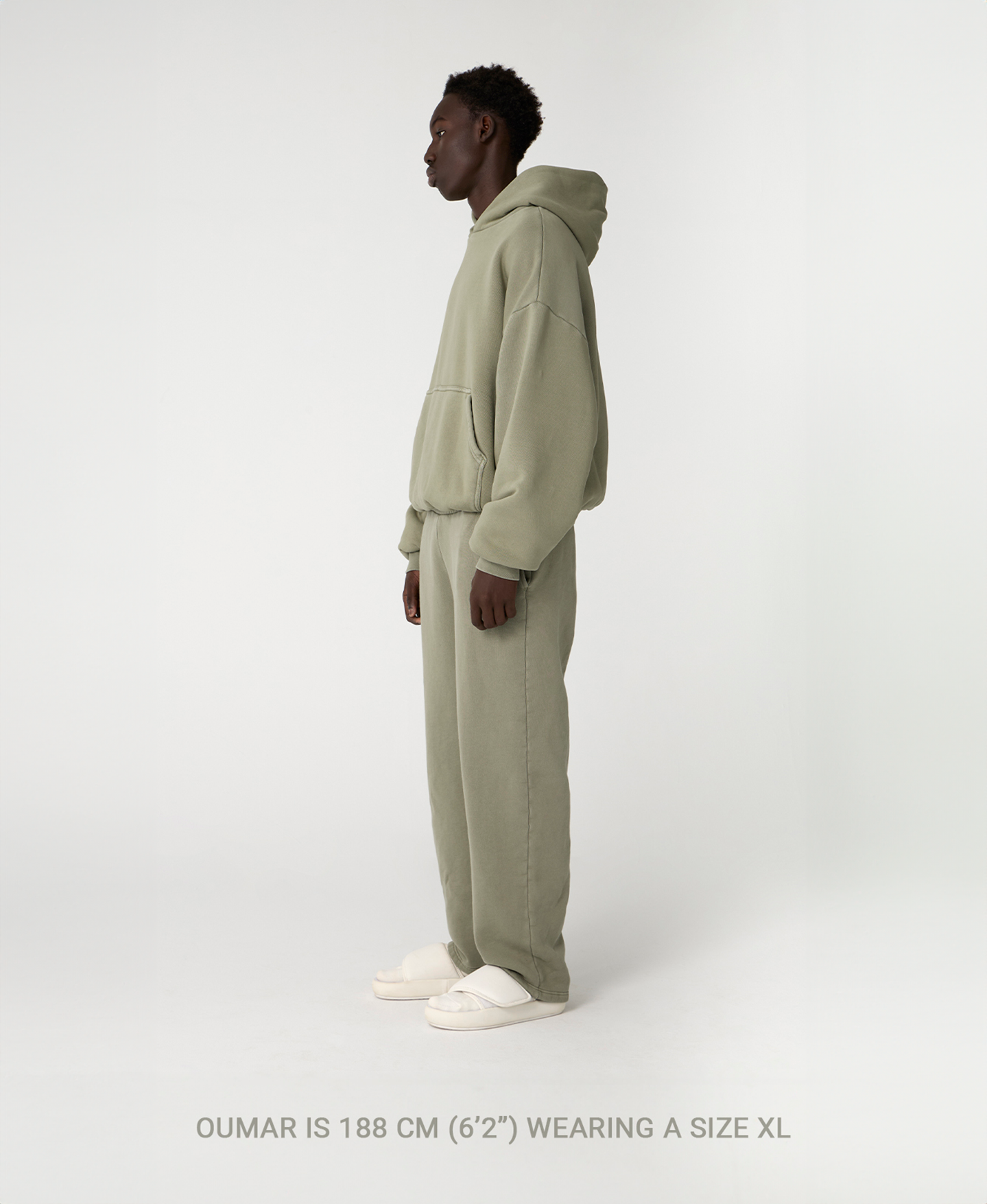 1000 GSM 'Oat' Double Hoodie