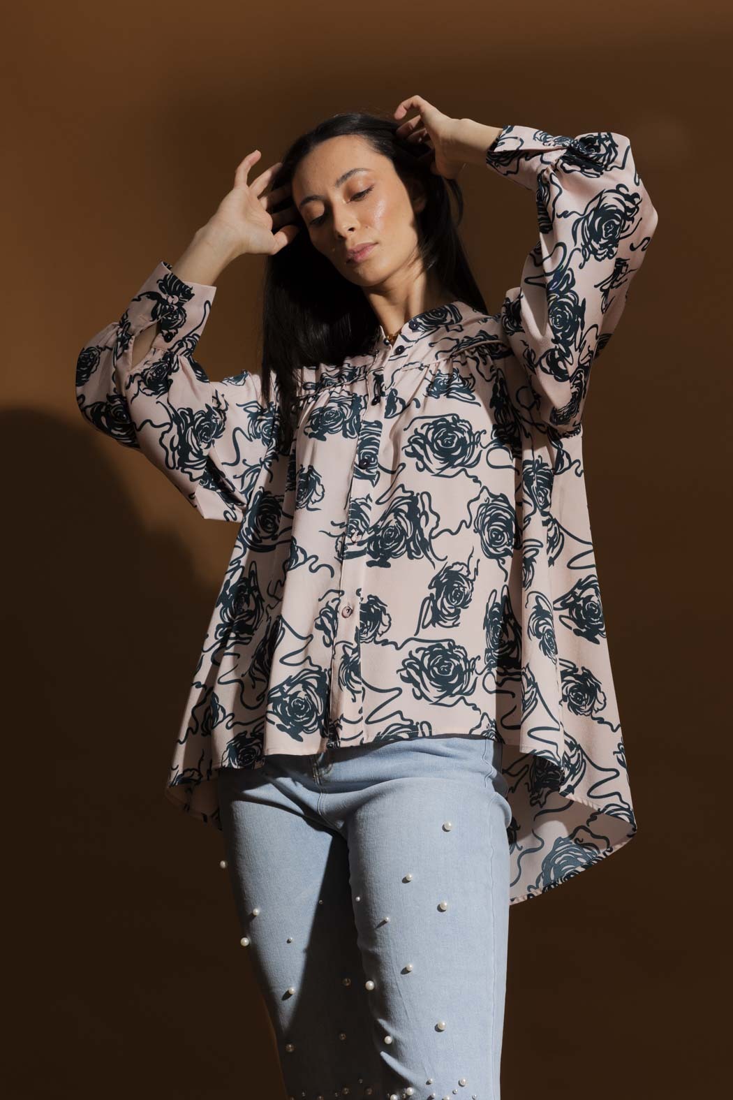 Gathered Shirt 60215 H