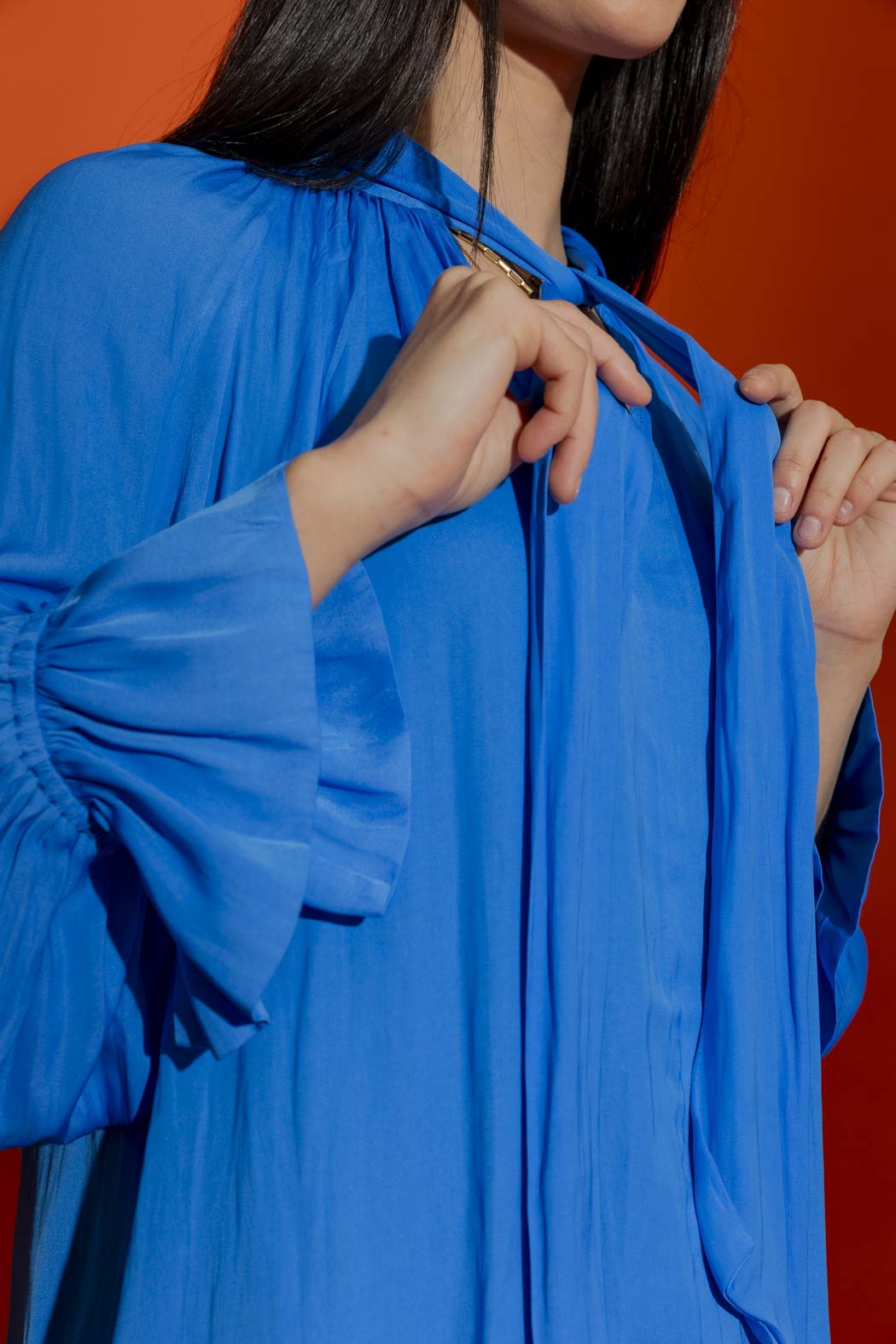 Cobalt Victoria Blouse
