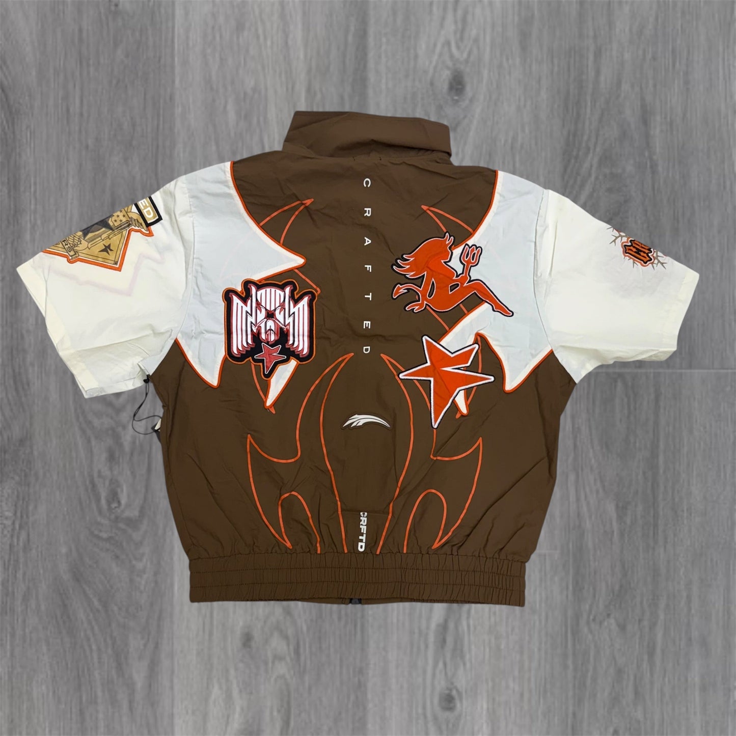Crafted - WindBreaker Short Set - Brown 575 576