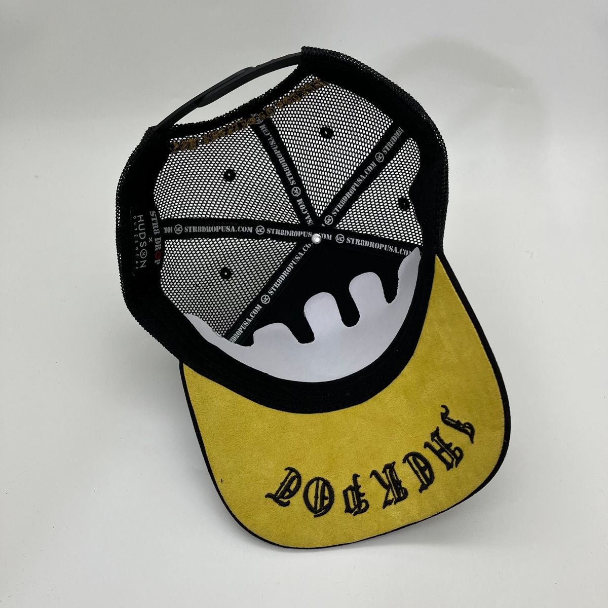HDSN - “Chains” 777 Trucker hat - Black/Gold V2