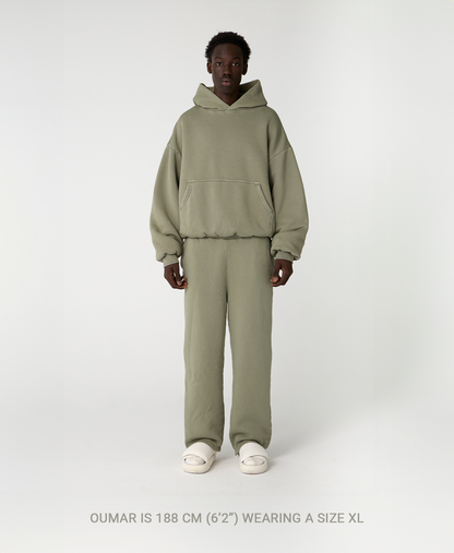 1000 GSM 'Chocolate' Double Hoodie