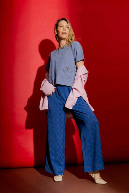 Denim Pocket T-Shirt