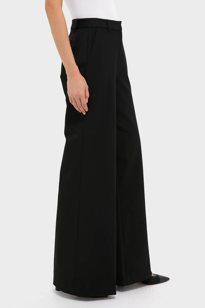 Black Pillar Wide Leg Pant
