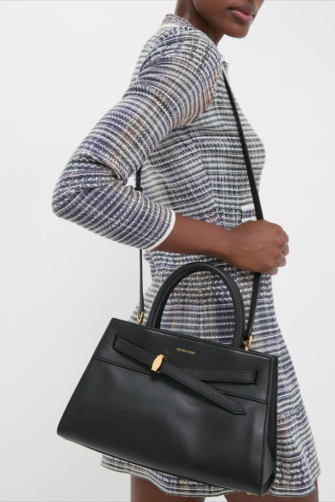 Black Veronica Beard Dash Bag