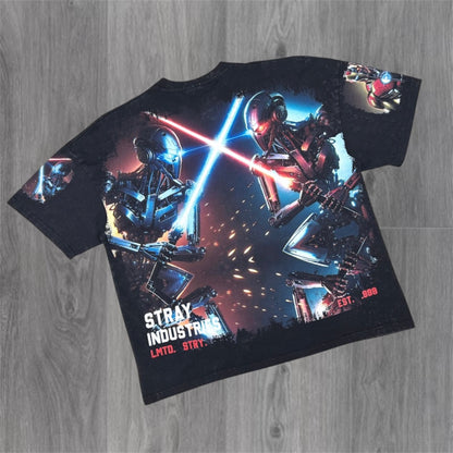 Stray -  Ironman T-shirt - Black 1744