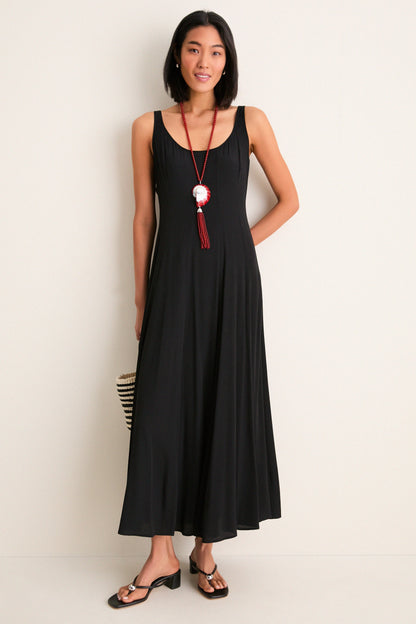 Black Nappa Odessa Sandals