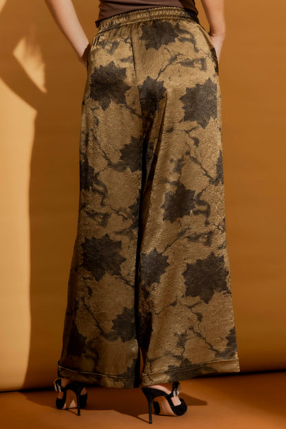 Gold Embossed Lounge Pants