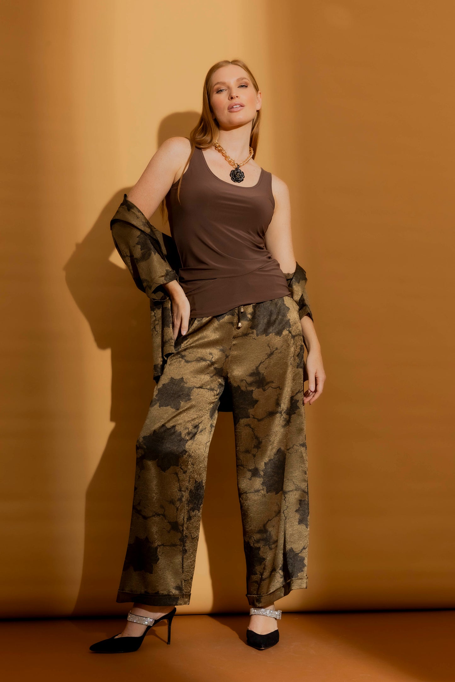 Gold Embossed Lounge Pants