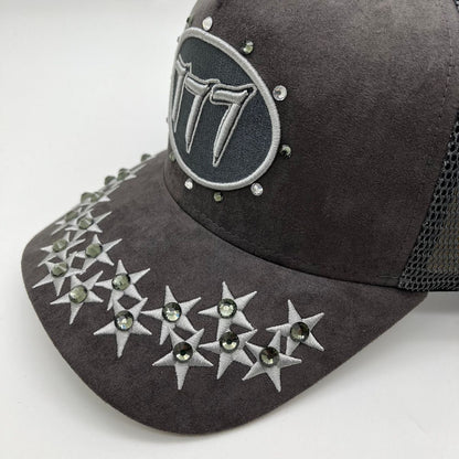 Hudson - “Stars”  777 Trucker hat - Grey V1