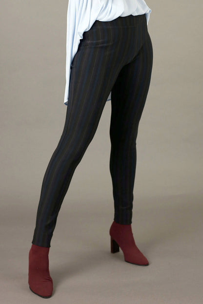 Eggplant Ponte Slim Pant - SALE