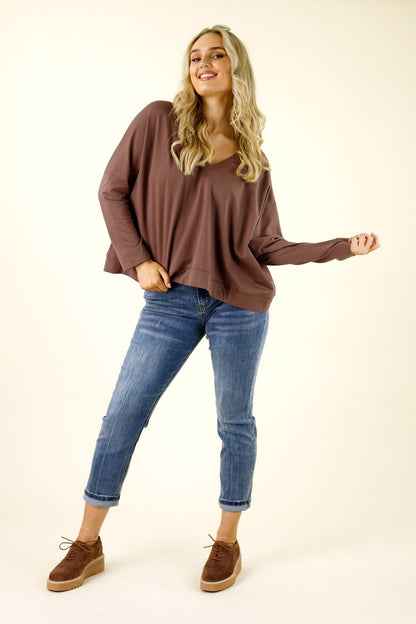 Dusty Mauve Nano Cotton Jumper - SALE