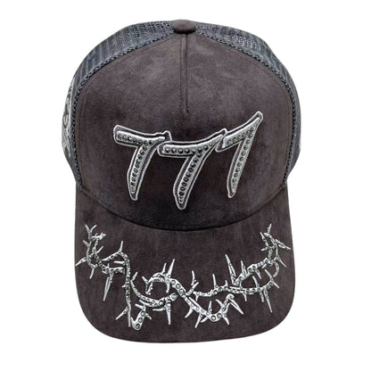 Hudson - “Chains”  777 Trucker hat - Grey V2