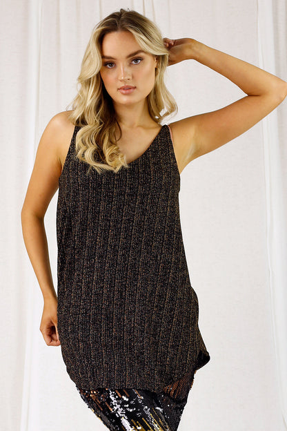 Gold Glam Cami - FINAL SALE