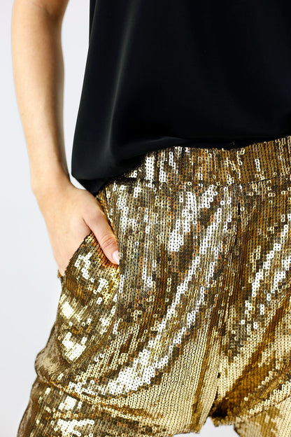 Gold Sequin Droppie - NT