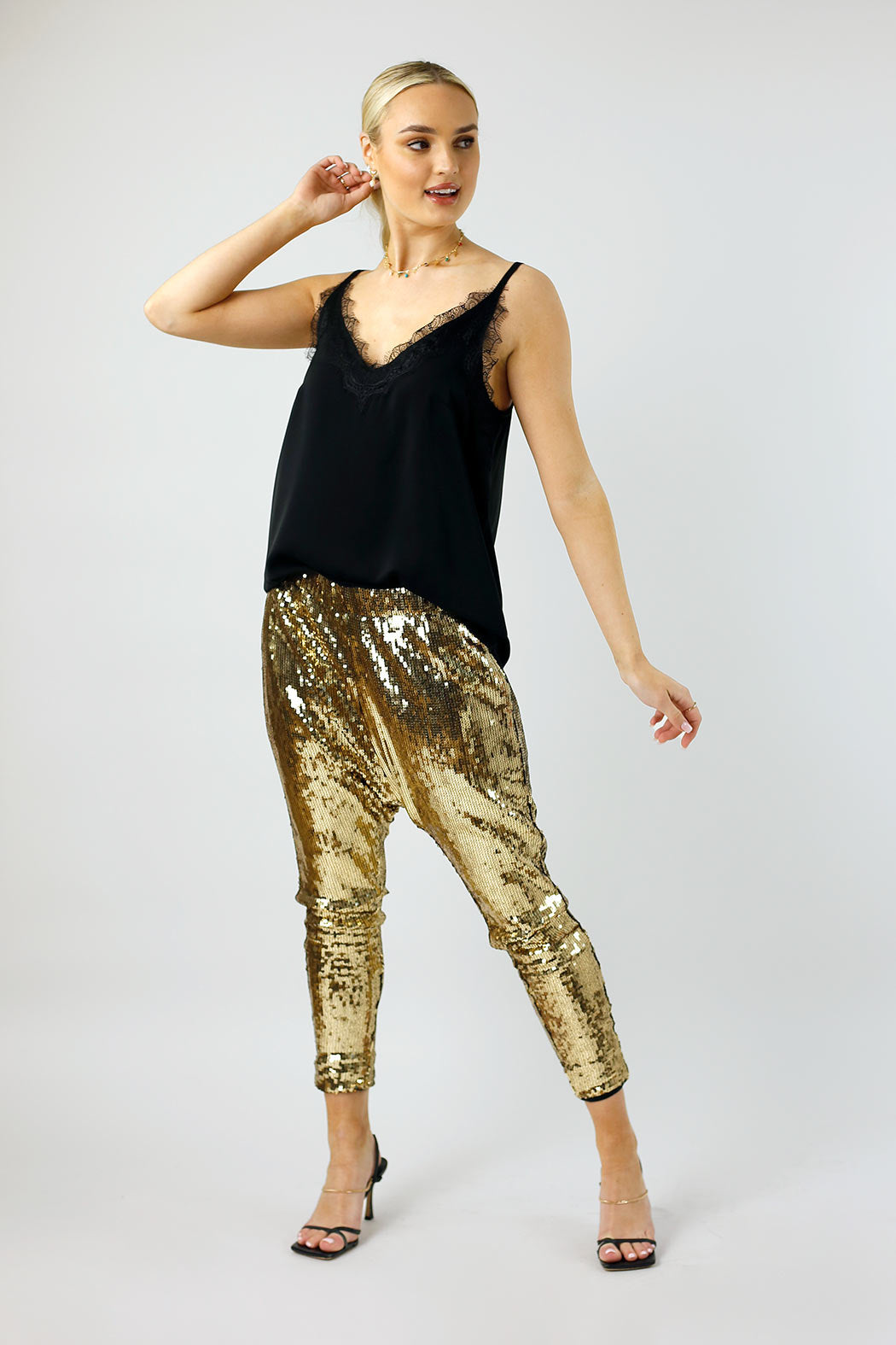 Gold Sequin Droppie - NT