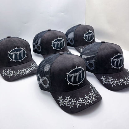 Hudson - “Stars”  777 Trucker hat - Grey V1
