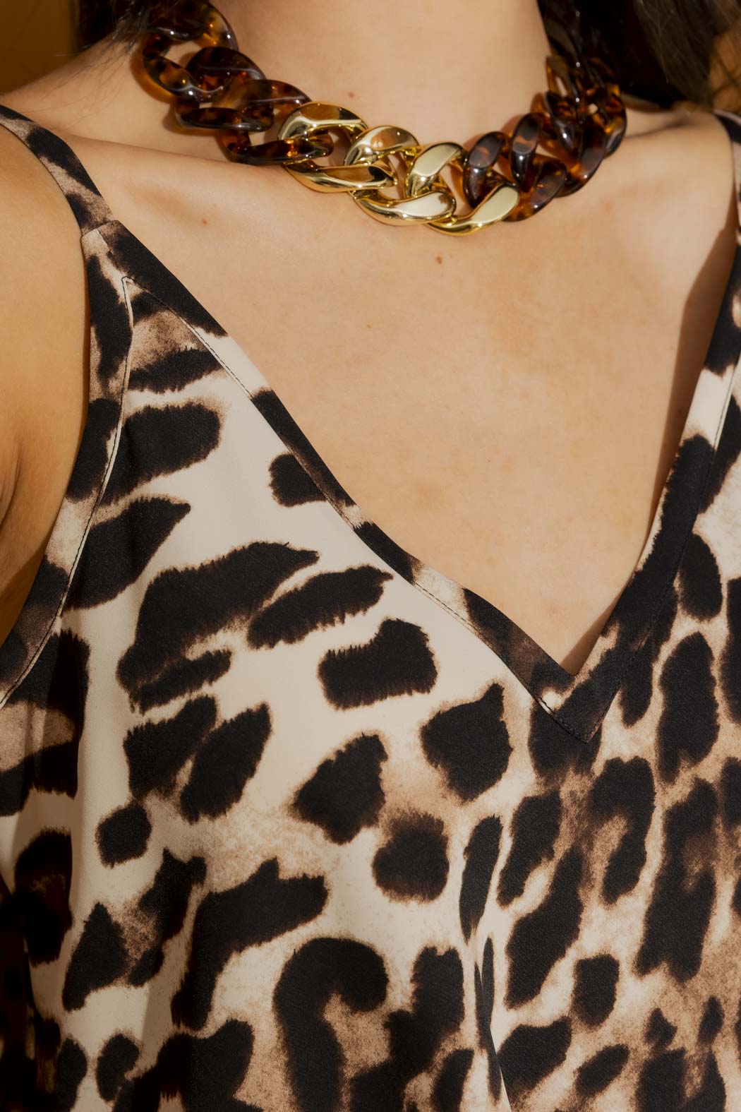 Cream Animal Bias Cami Cream Animal