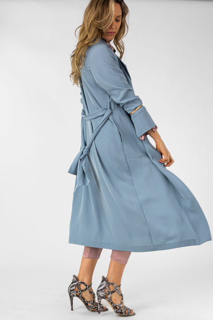 Duck Egg Euro Trench Coat Nt
