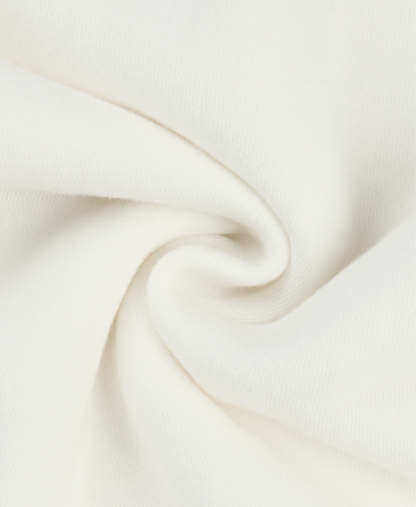 450 GSM 'Bone White' Zipper