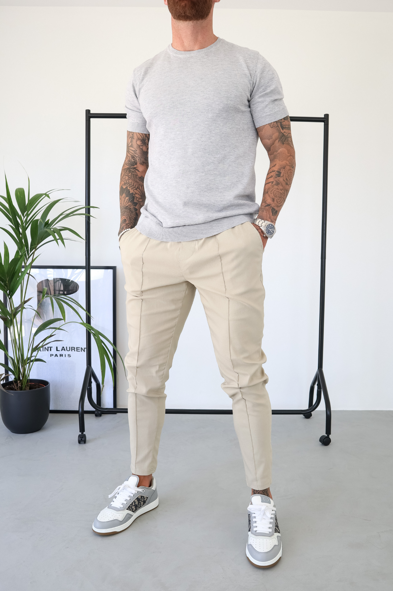 Capo Egyptian Cotton T-Shirt - Grey