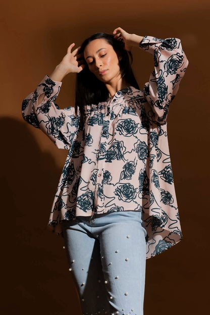 Gathered Shirt 60215 H