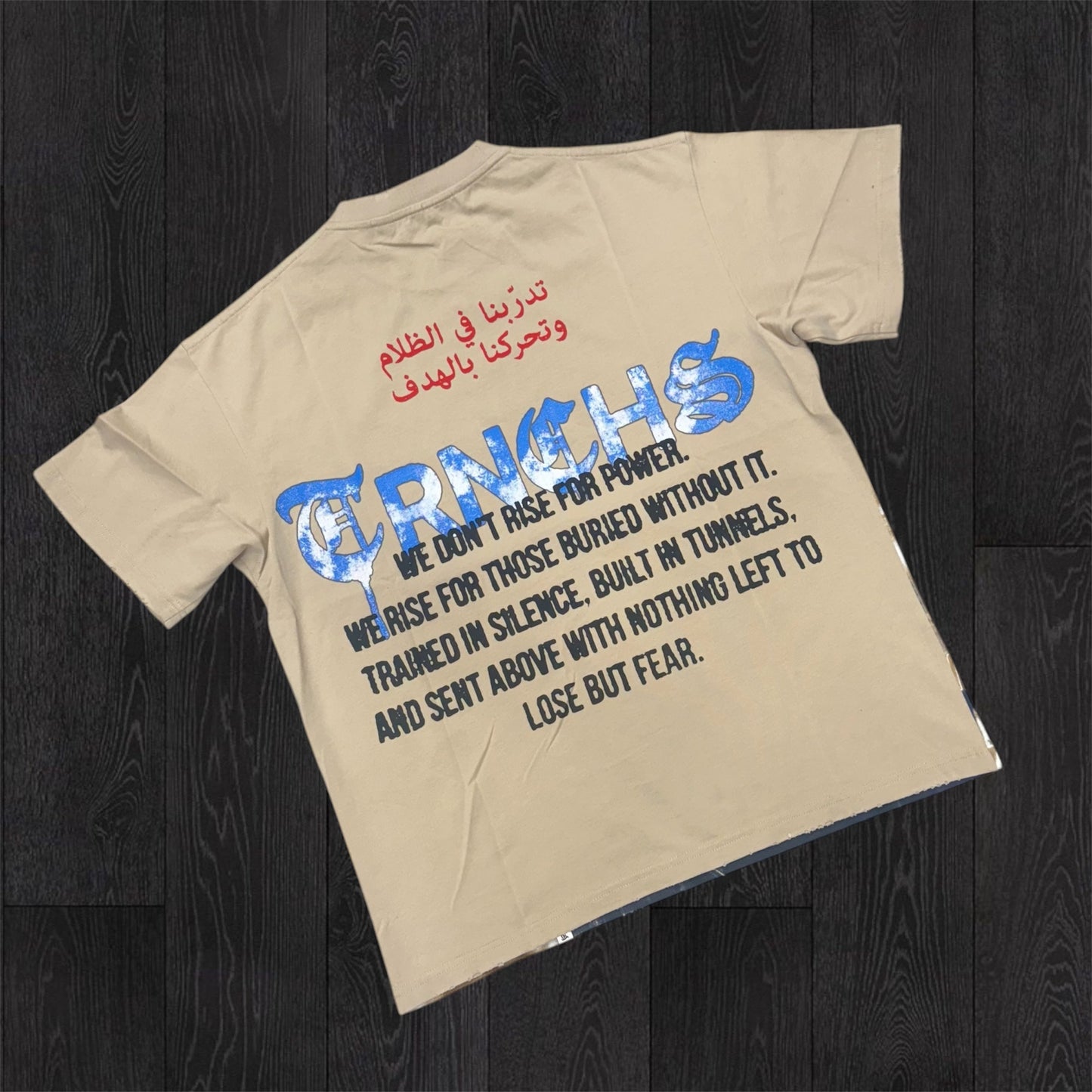 Trnchs - Rise Tee - Lt Beige 2512