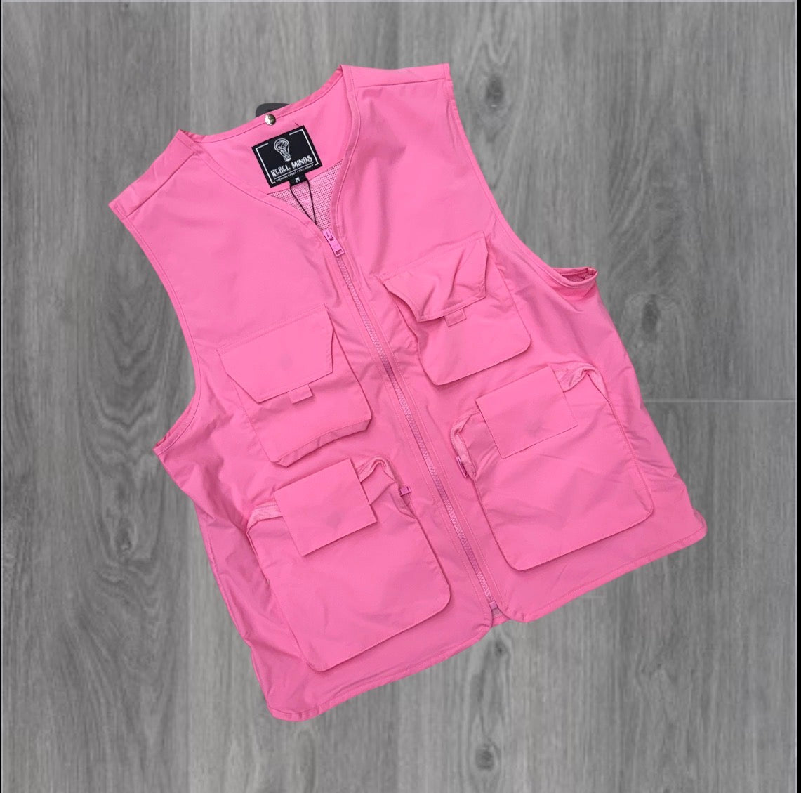 Rebel - Utility Nylon vest  -pink- 510