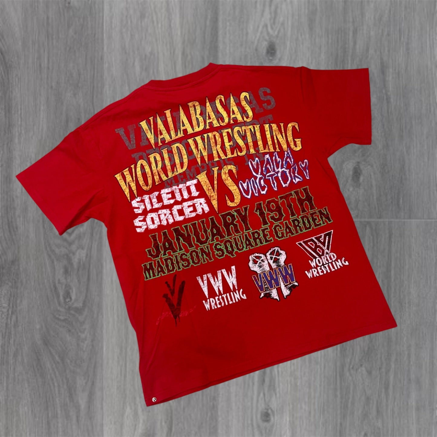 Valabasas - WWE Tee - Red 26007