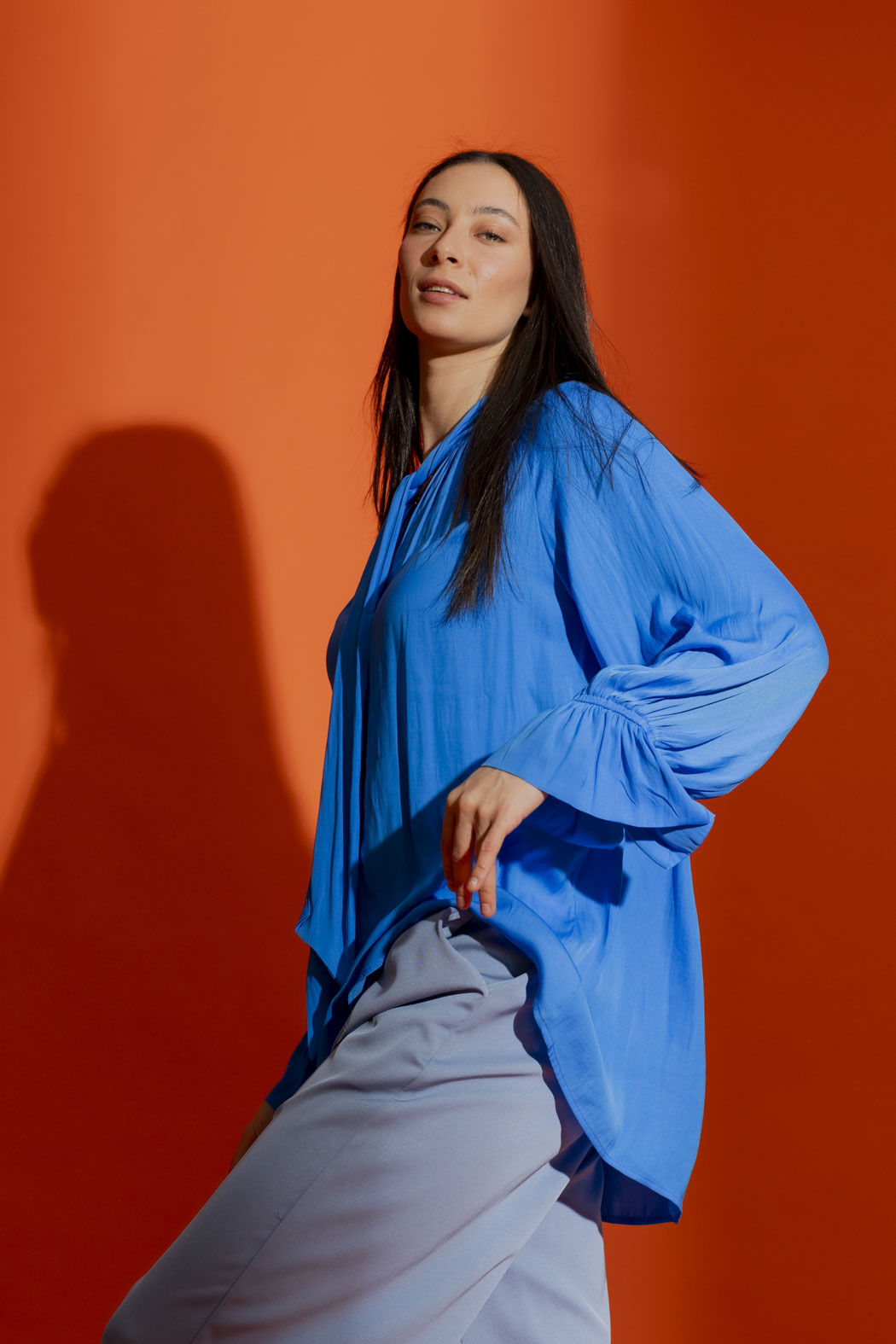 Cobalt Victoria Blouse