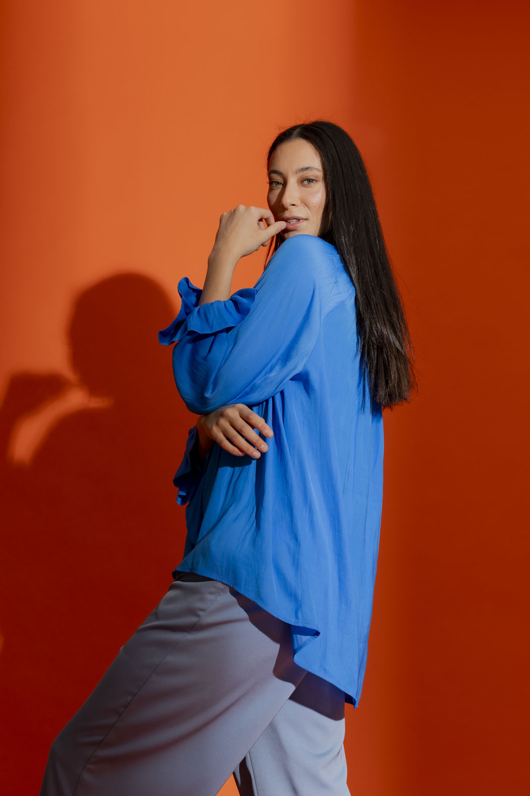 Cobalt Victoria Blouse