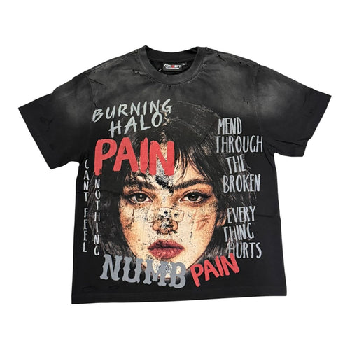 Con -  Numb Pain T-shirt - Black Wash - 10