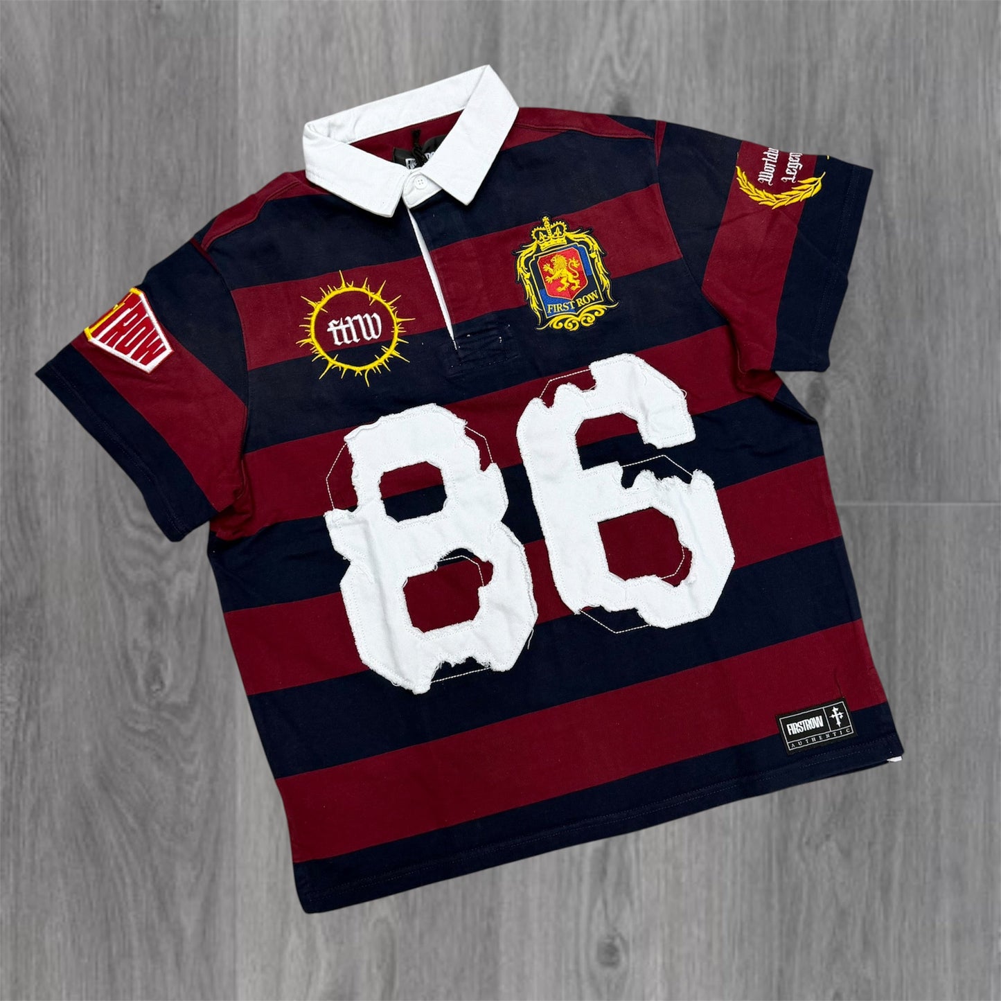 FR - 86 Polo  - Burgundy 1002
