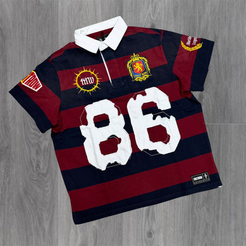 FR - 86 Polo  - Burgundy 1002