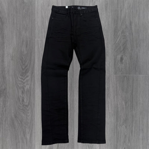 Rise - Plain Denim - Glow Black F233