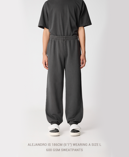 600 GSM 'Anthracite' Sweatpants