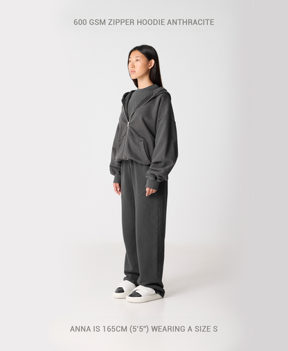 600 GSM 'Bone White' Zipper
