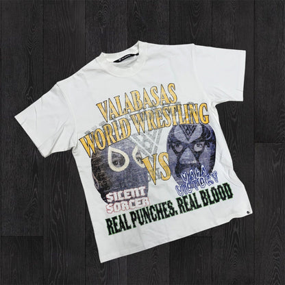 Valabasas - WWE Tee - white  26007