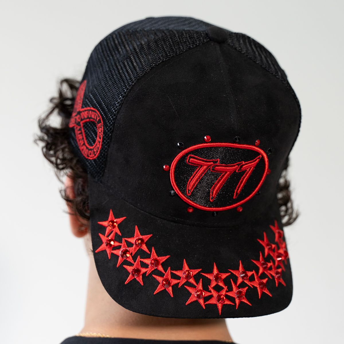 Hudson - “Stars”  777Trucker hat - Black/Red V1