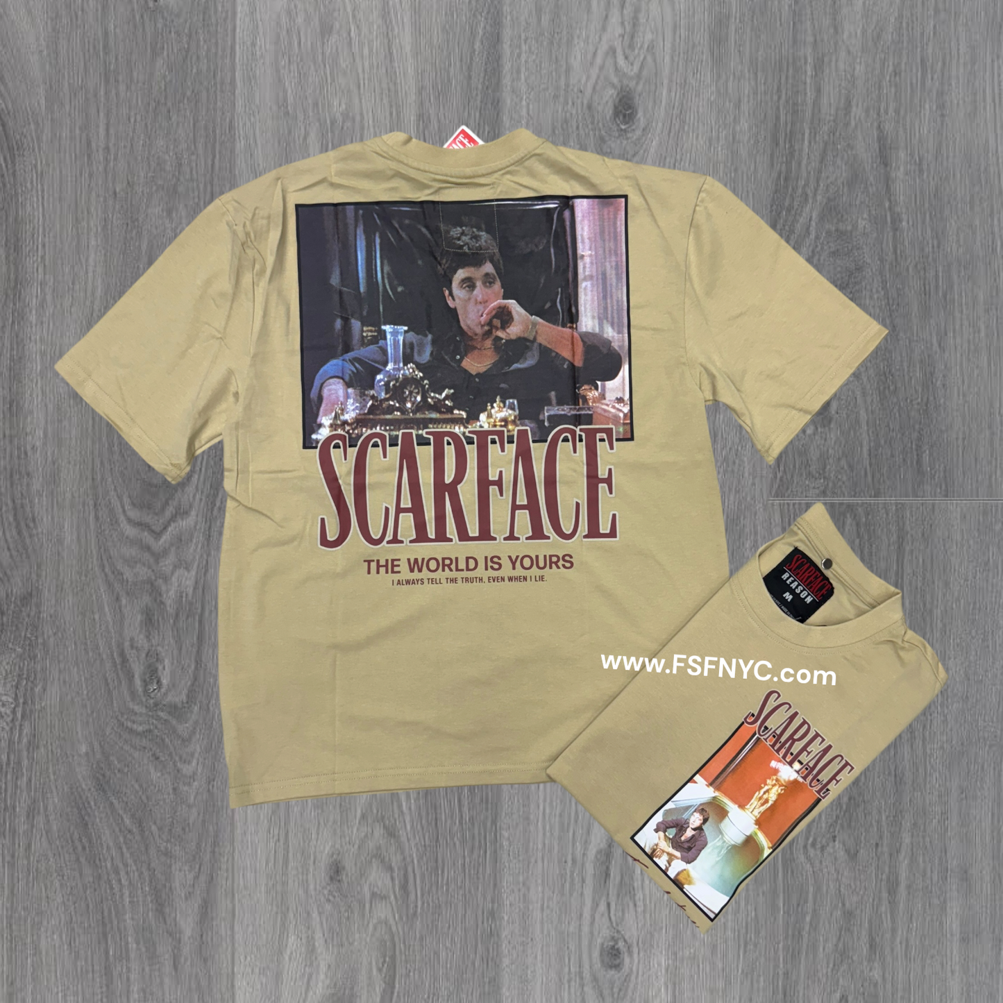 Reason - World Is Yours Tee - Khaki 607