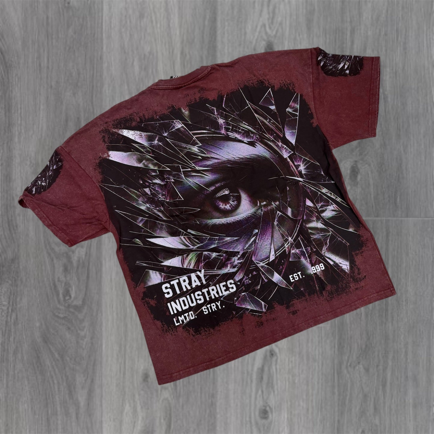 Stray -  T-shirt - Burgundy 1725