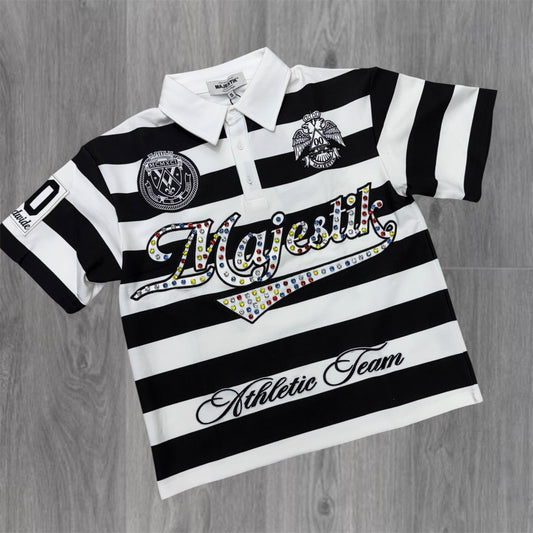 MJSTK - Worldwide Crystal Polo - Black 26106