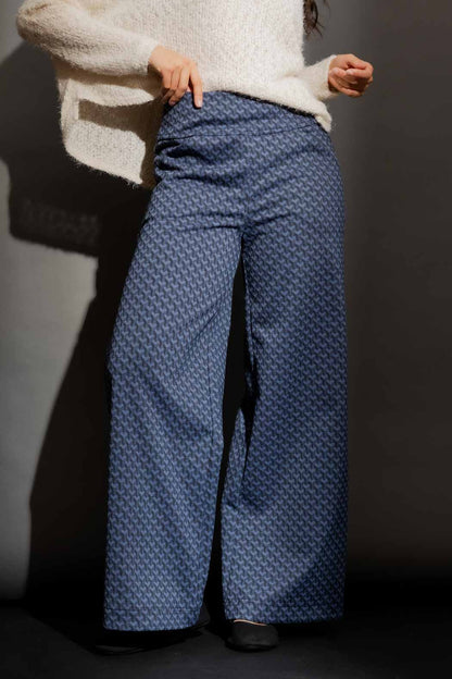 Denim Hearts Jet Culotte