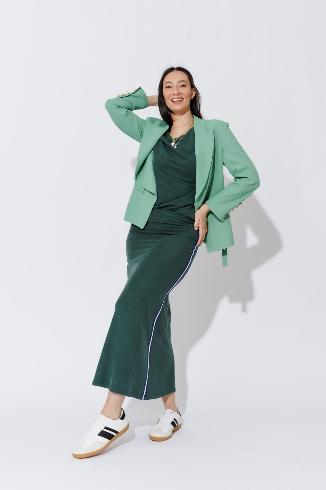 Forest Sport Bias Skirt