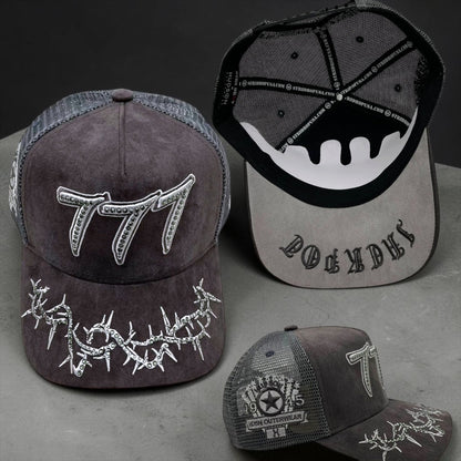Hudson - “Chains”  777 Trucker hat - Grey V2