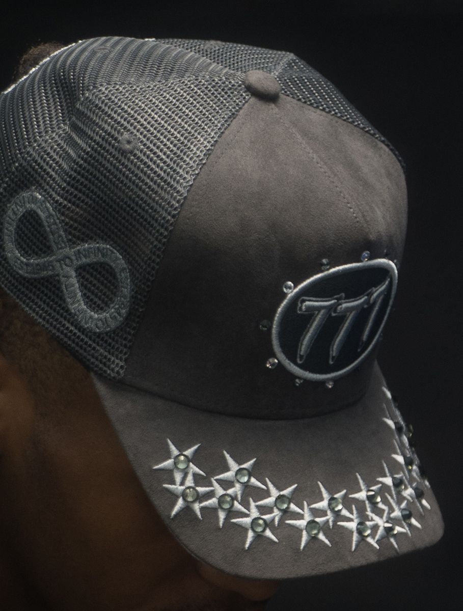 Hudson - “Stars”  777 Trucker hat - Grey V1