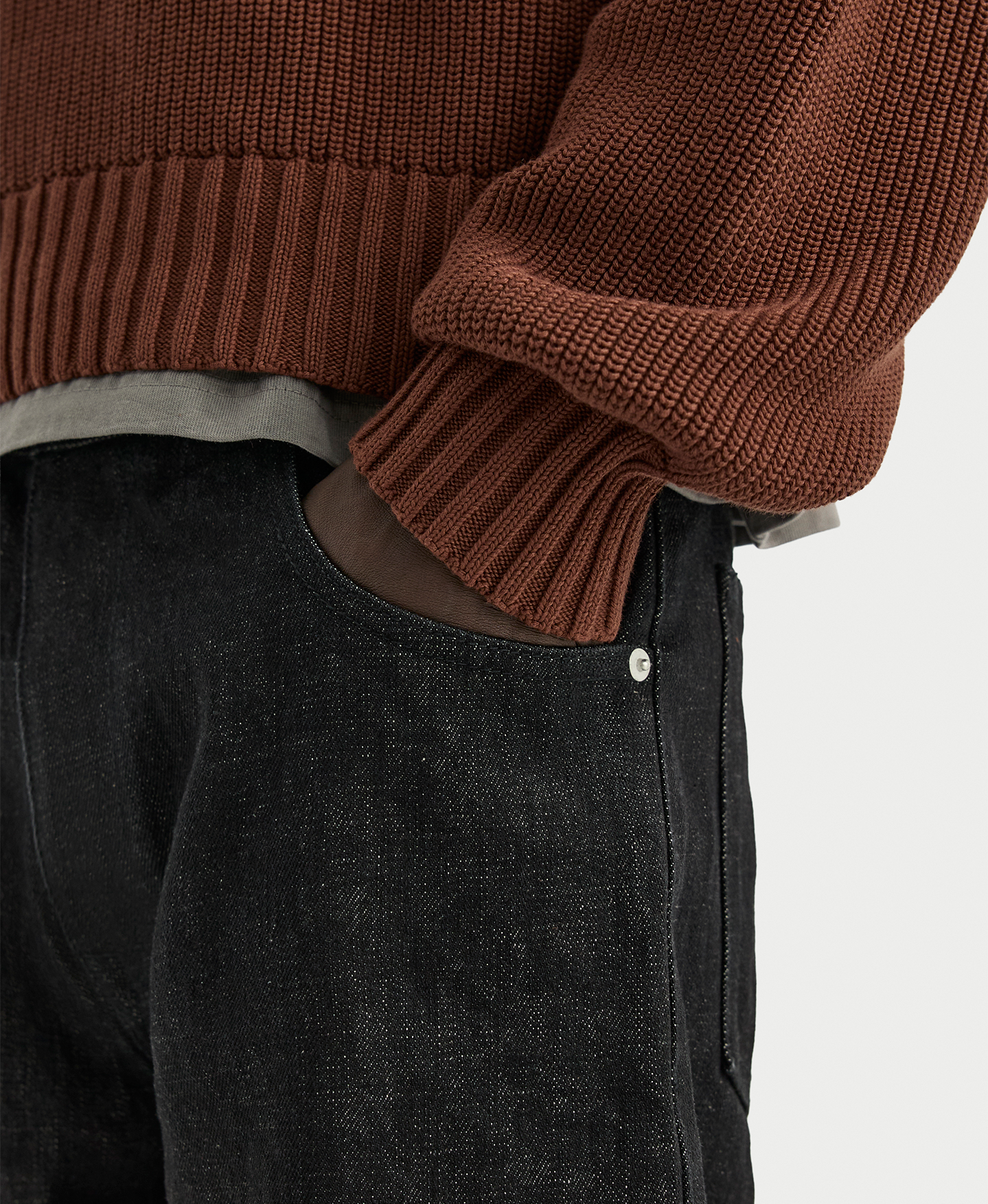 14oz 'Black' Raw Selvedge Denim Jeans
