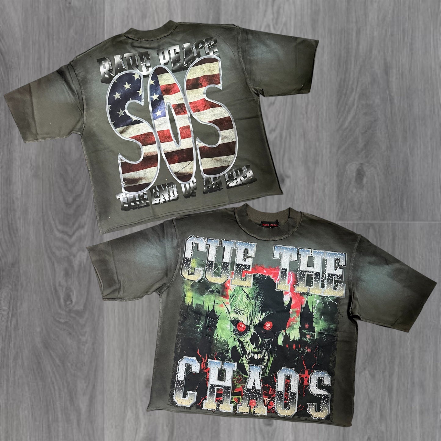 RP - Chaos Monster Tee  - Olive 6048