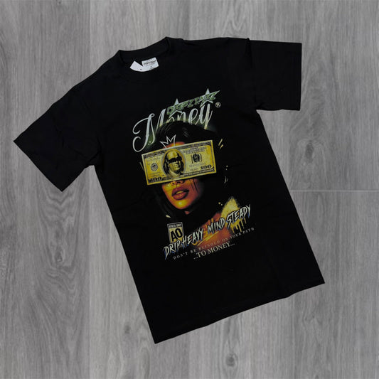 DRIPSTAR - Blind Money Tee - Black F158